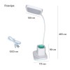 Настільна лампа Weidasi WD-6077 9W 285lm 4159K USB 5V White