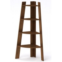 Кутова полиця-стелаж Компанит П 27 66х66х176,5 см горіх Кутова полиця-стелаж Компанит П 27 66х66х176,5 см горіх