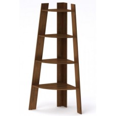 Кутова полиця-стелаж Компанит П 27 66х66х176,5 см горіх