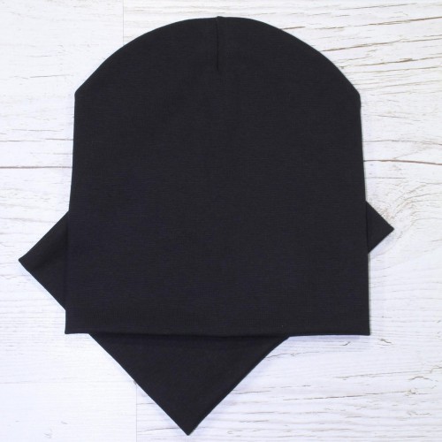 Дитяча шапка з хомутом КАНТА розмір 52-56 Чорний (OC-238) в інтернет супермаркеті PbayMarket!