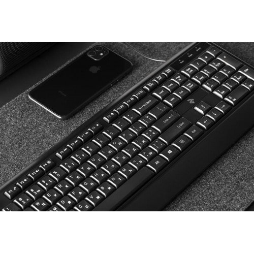 Клавіатура 2E KS130 (2E-KS130UB) Black USB в інтернет супермаркеті PbayMarket!