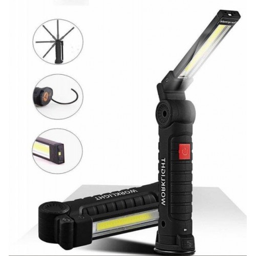 Ліхтар LED багатофункціональний WorkLight W52-SMD+COB з магнітом та гачком (W52) Ліхтар LED багатофункціональний WorkLight W52-SMD+COB з магнітом та гачком (W52)