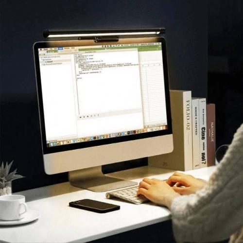 Лампа на монітор скрінбар BASEUS 5W 2800-6500K USB 5V Black (DGIWK-P01) Лампа на монітор скрінбар BASEUS 5W 2800-6500K USB 5V Black (DGIWK-P01)