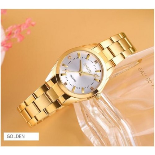 Жіночий годинник Skmei 1620 Gold Steel