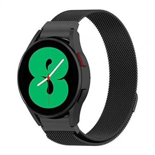 Ремінець зі спеціальним конектором BeWatch Samsung Galaxy Watch 4 Milanese loop Чорний (1410207) Ремінець зі спеціальним конектором BeWatch Samsung Galaxy Watch 4 Milanese loop Чорний (1410207)