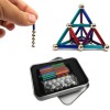 Магнітний конструктор для дітей Neocube Buckyballs amp; Buckybars головоломка-антистрес у боксі 63 деталі Кольоровий