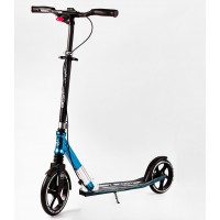 Двоколісний складаний самокат Best Scooter 100 кг Black and blue (113198)