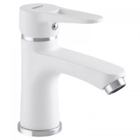 Змішувач для умивальника ZERIX PUD1 046 білий (ZX2796) Змішувач для умивальника ZERIX PUD1 046 білий (ZX2796)