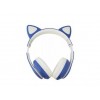 Безпровідні Bluetooth-навушники з вушками Cat Ear VZV-24M/8079 LED Сині