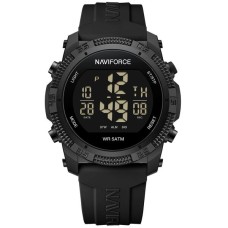 Наручний годинник чоловічий NaviForce Europe Black Чорний (3153)
