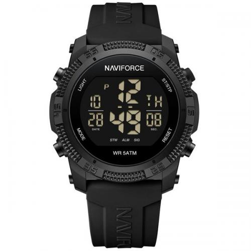 Наручний годинник чоловічий NaviForce Europe Black Чорний (3153) Наручний годинник чоловічий NaviForce Europe Black Чорний (3153)
