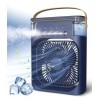 Портативний настільний міні-кондиціонер зволожувач Arctic Air Cooler 4в1 LED Синій