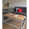 Журнальний столик GoodsMetall 1000х450х450 у стилі Лофт 