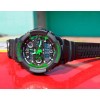 Наручний годинник чоловічий Skmei S-Shock Green 0931 Чорний (1530)