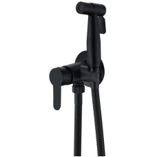 Змішувач для гігієнічного душу Zerix DAX-333 Black (з лійка) з нерж.сталі SUS304 (ZX4830)