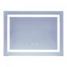 Дзеркало Mixxus Warm MR02-80x60 (годинник, LED-підсвічування, антизапотівання) (MI6004)