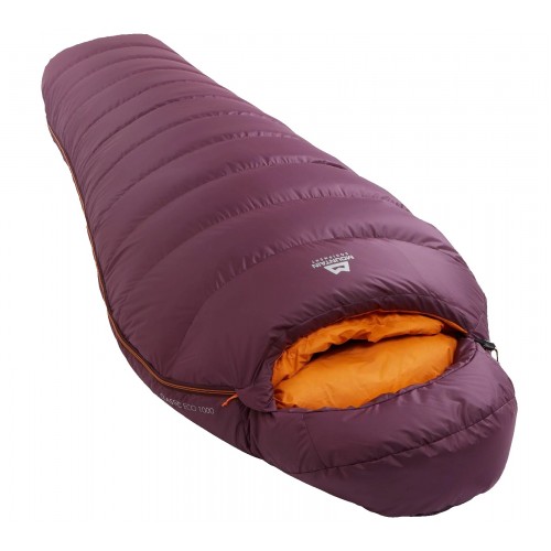 Спальник Mountain Equipment Classic Eco 1000 Wmns Regular L лівий Raisin (1053-ME-006760.01730.RegLZ)