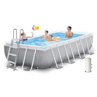 Каркасний басейн Intex 26790, 400 х 200 х 122 см (2 006 л/год, драбина)