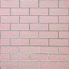 Стінова панель самоклеюча Sticker Wall Рожева 3D NEW CULTURAL WALL 70*70см*4мм PINK+SILVER (D) SW-00001501