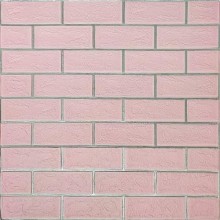 Стінова панель самоклеюча Sticker Wall Рожева 3D NEW CULTURAL WALL 70*70см*4мм PINK+SILVER (D) SW-00001501