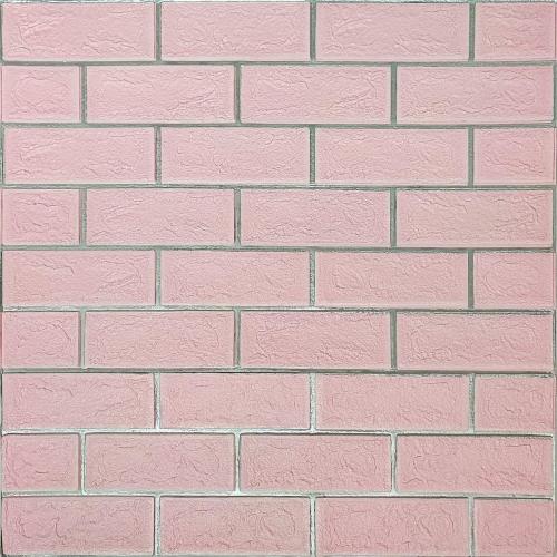 Стінова панель самоклеюча Sticker Wall Рожева 3D NEW CULTURAL WALL 70*70см*4мм PINK+SILVER (D) SW-00001501 Стінова панель самоклеюча Sticker Wall Рожева 3D NEW CULTURAL WALL 70*70см*4мм PINK+SILVER (D) SW-00001501