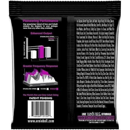 Струни для електрогітари Ernie Ball 2729 7-String Cobalt Slinky Electric Guitar Strings 11/58 Струни для електрогітари Ernie Ball 2729 7-String Cobalt Slinky Electric Guitar Strings 11/58