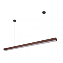 Світильник лінійний Lightwell LW-LINE-36W-WD 6500K 180x7x4 см Коричневий (303148)