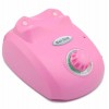Фрезер-машинка для манікюру та педикюру з педаллю Beauty nail 9-1 DM-208 корекції штучних нігтів 6 насадок 25 т об/хв Рожева