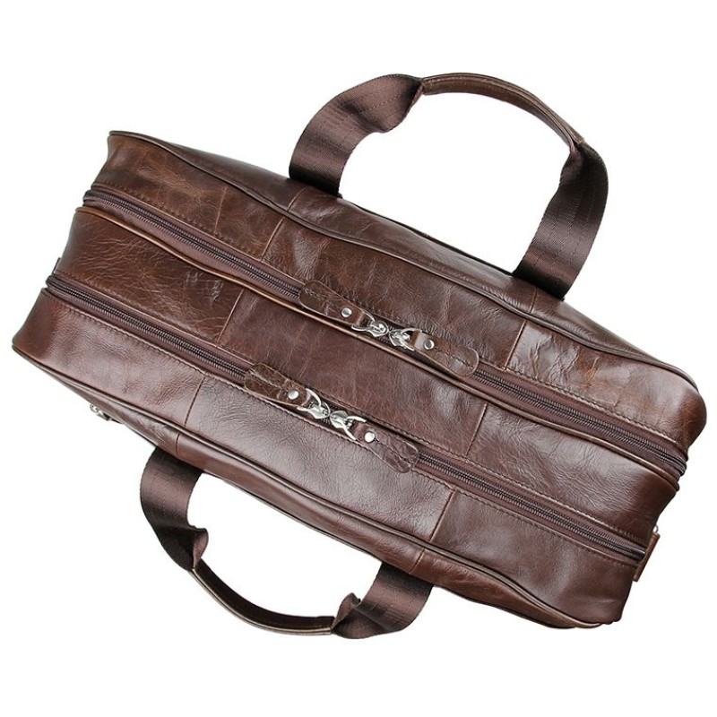 Сумка чоловіча Vintage 14371 для ноутбука 17 дюймів Коричнева
