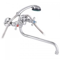 Змішувач для ванни ZERIX DMX 605 з повнооборотним кран буксою (ZX2958) Змішувач для ванни ZERIX DMX 605 з повнооборотним кран буксою (ZX2958)