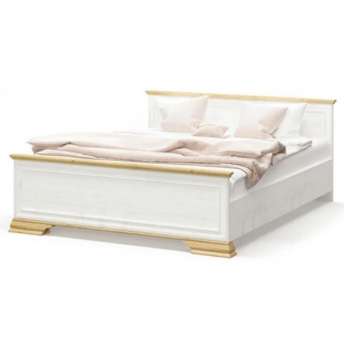 Ліжко Меблі Сервіс Ірис 160х200 см з ламелями Андерсон пайн + Дуб золотий (psg_UK-6415014) Ліжко Меблі Сервіс Ірис 160х200 см з ламелями Андерсон пайн + Дуб золотий (psg_UK-6415014)