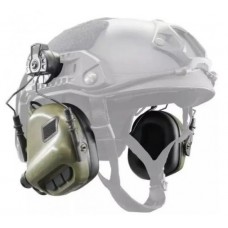 Тактичні активні навушники EARMOR M32Н з гарнітурою під шолом Оливковий (1650146054)