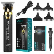 Професійна машинка для стрижки з насадками VGR V-082 Чорний