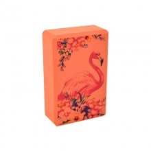 Блок для йоги Фламінго Bambi MS 0858-13(Orange) EVA 23 х 15 х 7,5 см