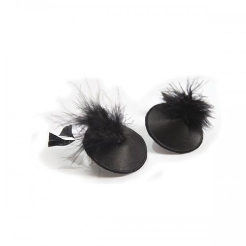 Пестіс - стикини Bijoux Indiscrets Burlesque pasties FEATHER, з пір'ям в інтернет супермаркеті PbayMarket!