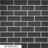 Самоклеюча стінова панель Sticker Wall Чорна 3D NEW CULTURAL WALL 70*70см*5мм BLACK+WHITE (D) SW-00001503