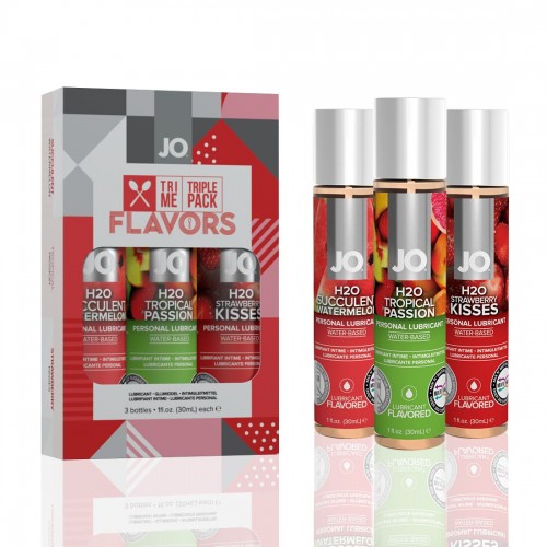 Набір System JO Tri-Me Triple Pack — Flavors (3×30 мл) три різні смаки оральних змазок в інтернет супермаркеті PbayMarket!