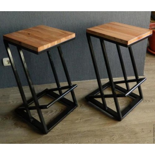 Барний стілець Goods Metal в стилі ЛОФТ 750х350х350  Барний стілець Goods Metal в стилі ЛОФТ 750х350х350