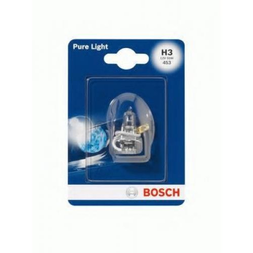 Автолампа BOSCH Pure Light H3 55W 12V Pk22s (1987301006) 1шт./блістер в інтернет супермаркеті PbayMarket!