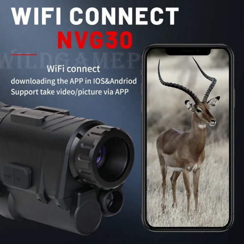 Монокуляр нічного бачення з шоломом та кріплення Binock NVG30 Wi-Fi 940nm Чорний (2191877106) Монокуляр нічного бачення з шоломом та кріплення Binock NVG30 Wi-Fi 940nm Чорний (2191877106)