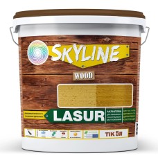 Лазур Skyline Lasur Wood декоративно-захисна для обробки дерева Тік 5 л
