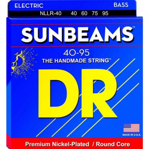 Струни для бас-гітари DR NLLR-40 Sunbeams Nickel Plated 4 String Light Bass Strings 40/95 Струни для бас-гітари DR NLLR-40 Sunbeams Nickel Plated 4 String Light Bass Strings 40/95