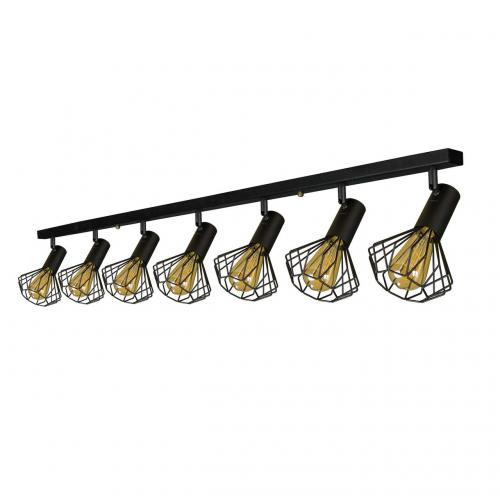 Світильник лофт MSK Electric Diadem стельовий NL 22151-7 BK Світильник лофт MSK Electric Diadem стельовий NL 22151-7 BK