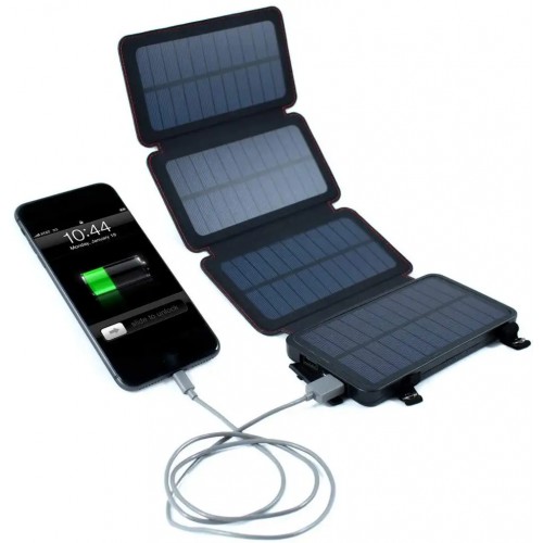 Зарядний пристрій на сонячних батареях No Brand Power Bank 25000mAh 10Вт (2430467081) Зарядний пристрій на сонячних батареях No Brand Power Bank 25000mAh 10Вт (2430467081)