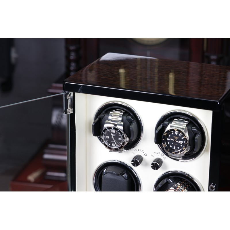 Скринька Salvadore для підзаводу 4 годинників S/452/BRW 4x4 Коричневий