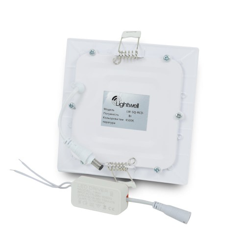 Комплект світильників світлодіодних Lightwell LW-SQ-RCD-9 9 W 3 шт Комплект світильників світлодіодних Lightwell LW-SQ-RCD-9 9 W 3 шт