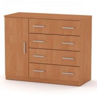 Комод Компаніт 4+1Б Вільха (105х45х85 см) Комод Компаніт 4+1Б Вільха (105х45х85 см)