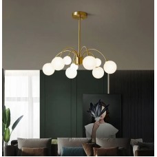 Світлодіодна люстра No Brand Венера 5041 Золотистий на 9 плафонів