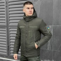Чоловіча зимова куртка Pobedov Jacket Motive 145078 S Хакі (00000000394) Чоловіча зимова куртка Pobedov Jacket Motive 145078 S Хакі (00000000394)