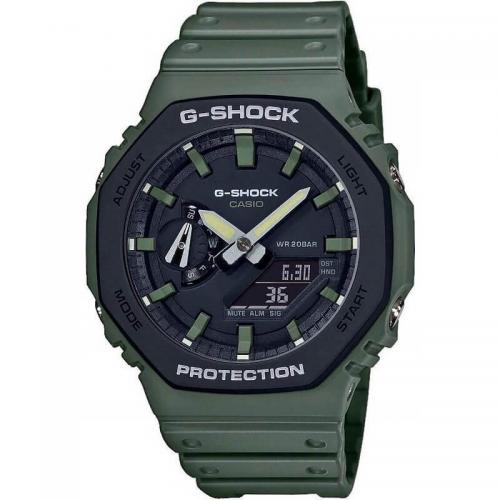 Наручний годинник Casio G-SHOCK GA-2110SU-3AER Хакі Наручний годинник Casio G-SHOCK GA-2110SU-3AER Хакі